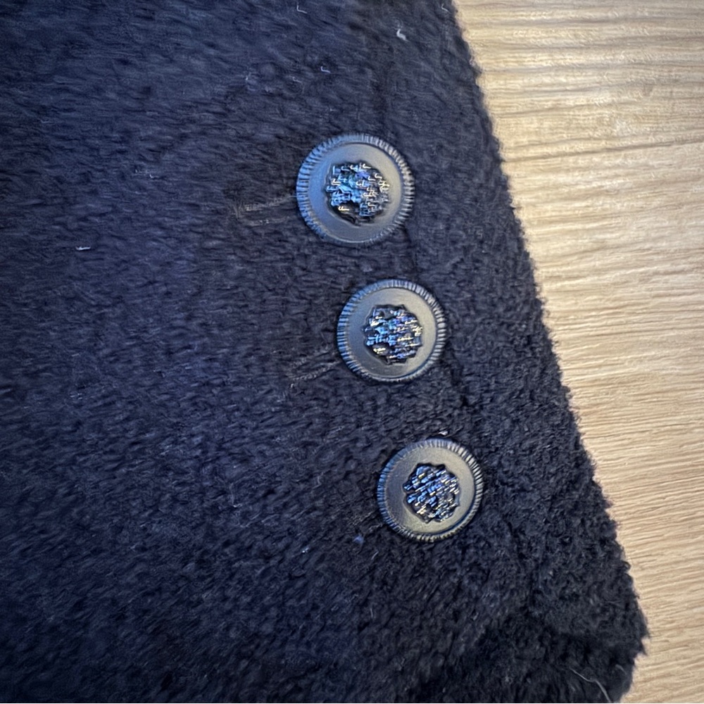 CHANEL Black Jacket Uniform Sz 38 - Picture 7 of 10